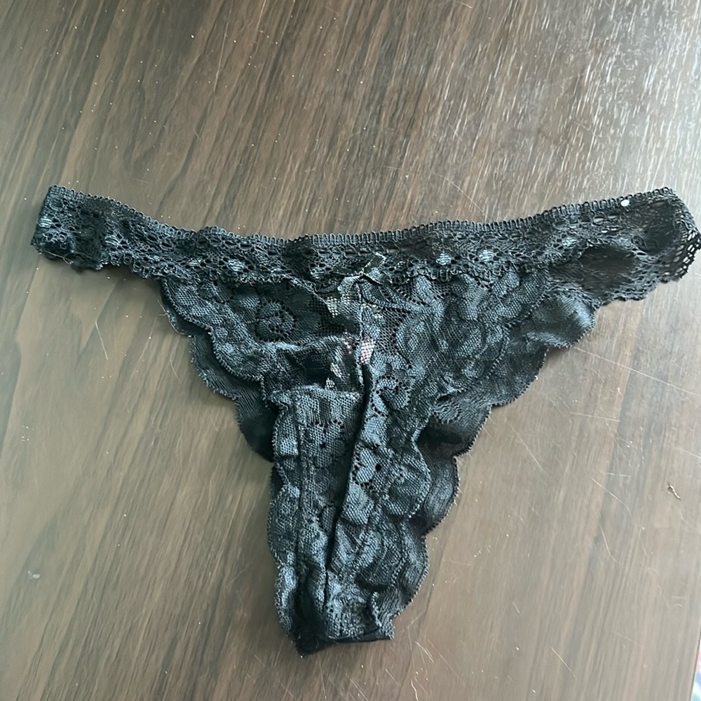 Black panties XS